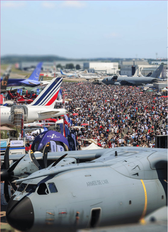 Salon du Bourget - visiteurs
